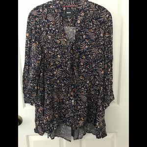 MAEVE Tie Neck Tunic